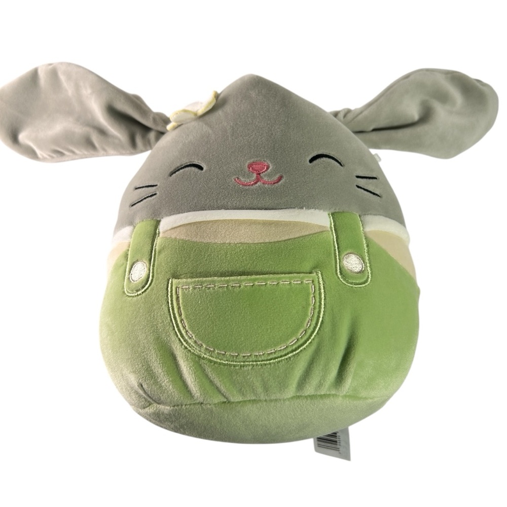 Squishmallows Blake the Bunny Rabbit in Overalls Easter 2024 Exclusive - Picture 5 of 8